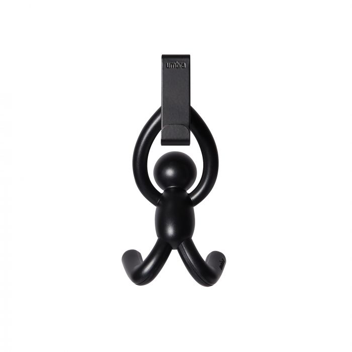 umbra buddy over the door cabinet hook set of 2 - black