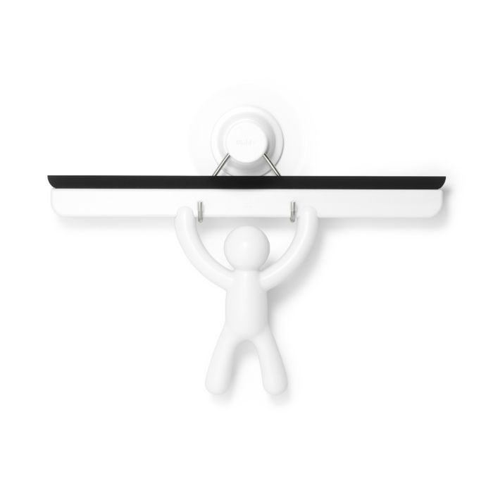 umbra buddy sure-lock squeegee white 26x19x4cm