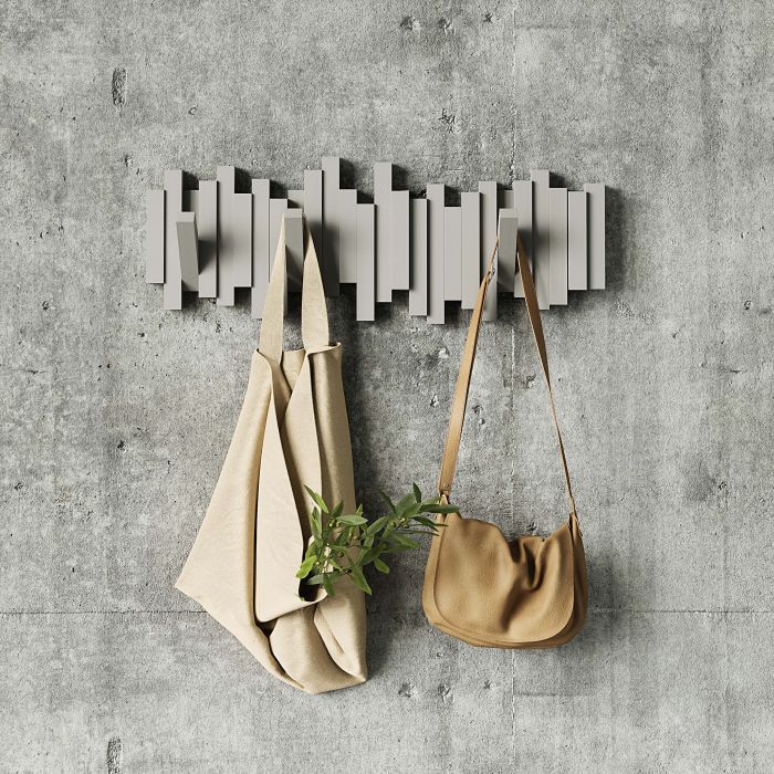 umbra sticks multi hook -grey