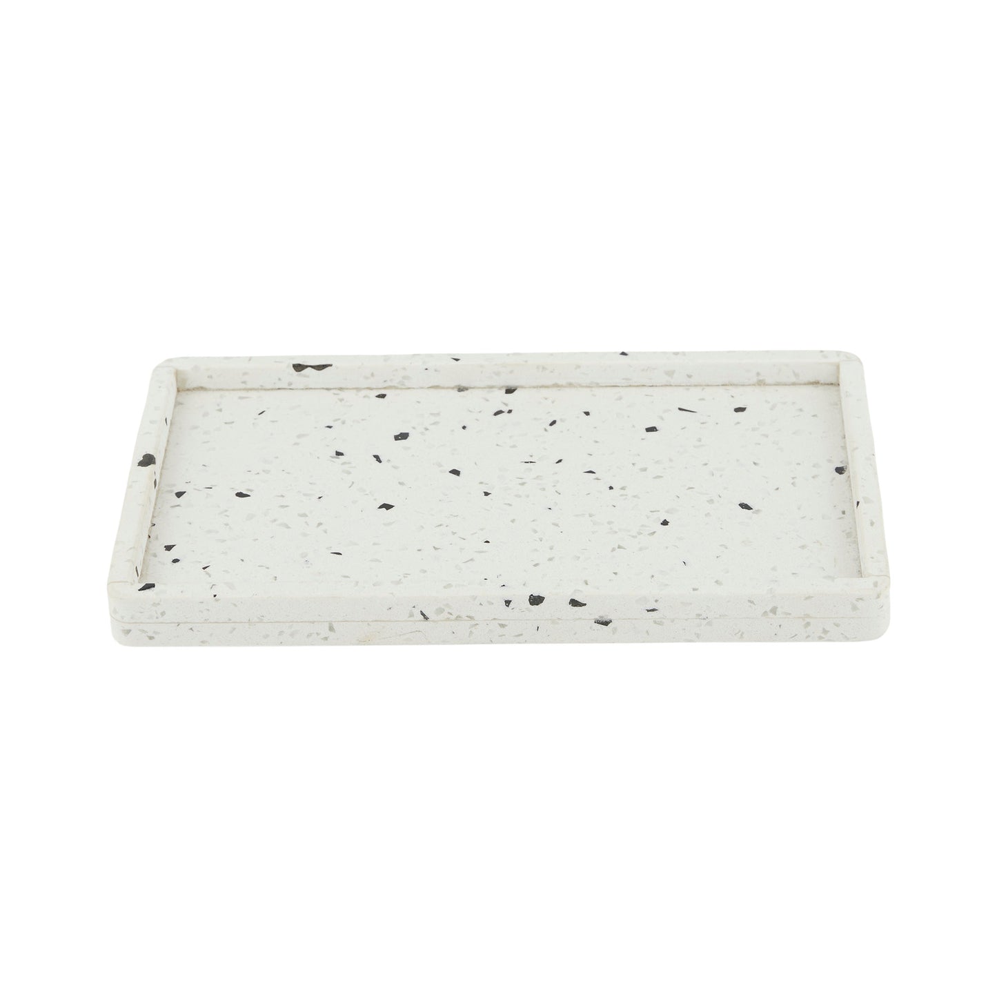 assemble terrazzo tray - white