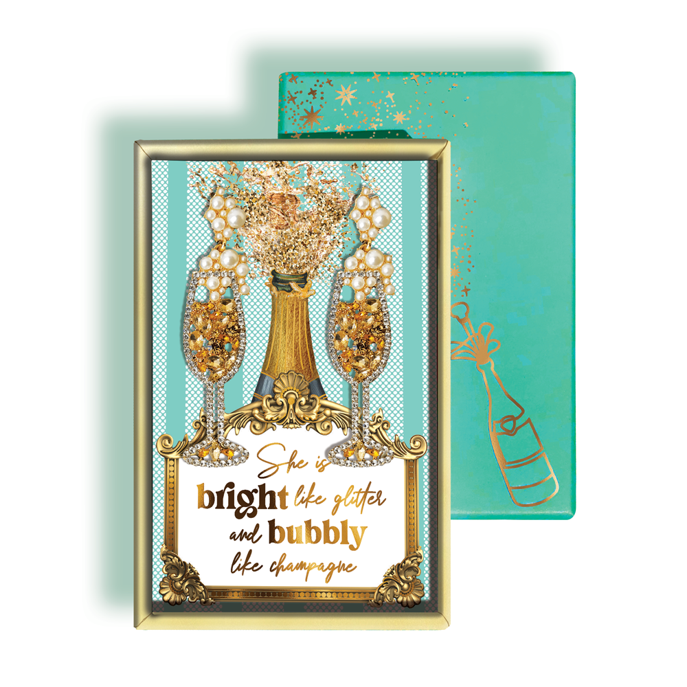 earring by lisa pollock- bright & bubbly