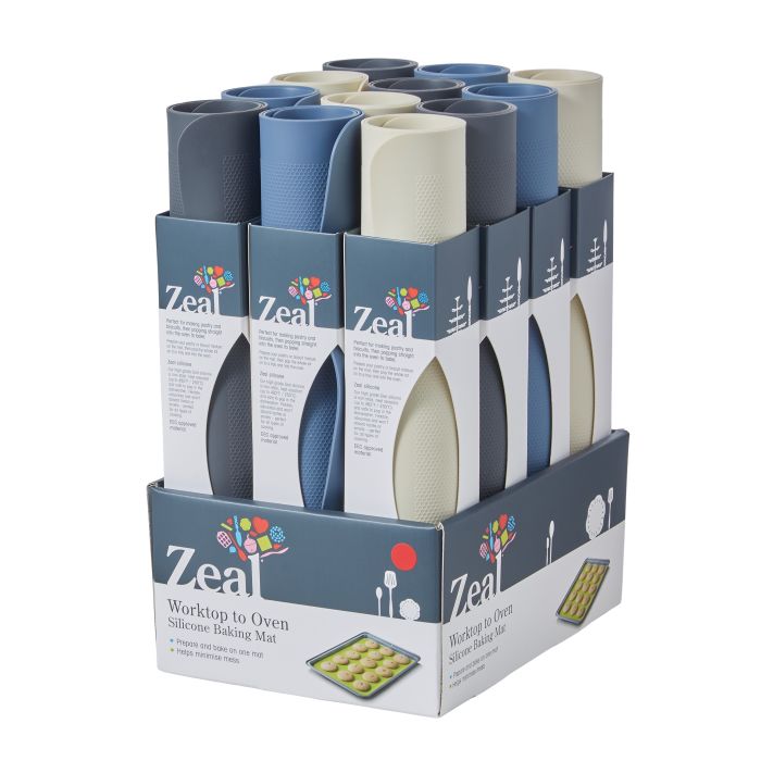 zeal classic silicone baking mat -charcoal