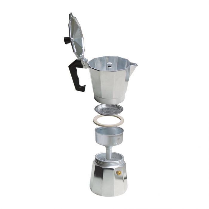 casabarista "classic" 9 cup aluminium espresso maker