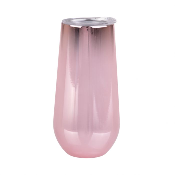 Oasis Insulated Champagne Flute 180ml Rose