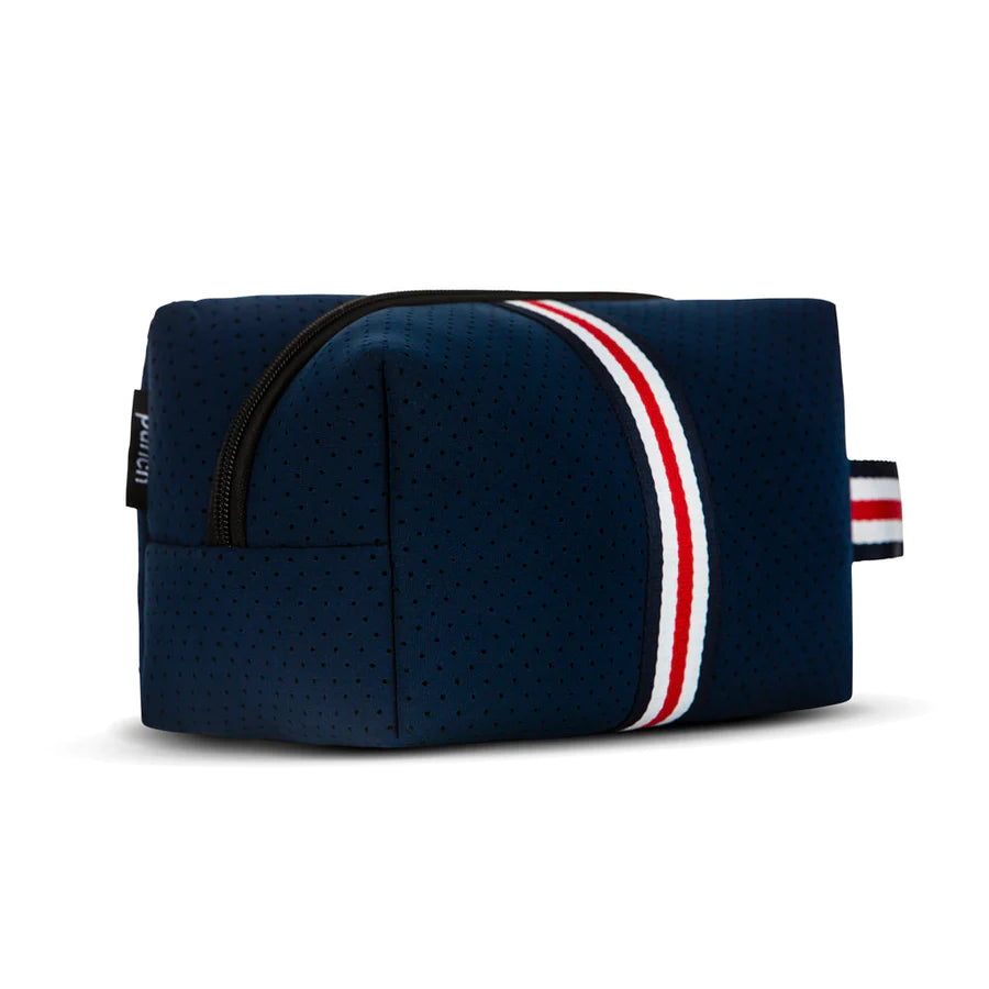 neoprene strap wepack toiletry bag - navy
