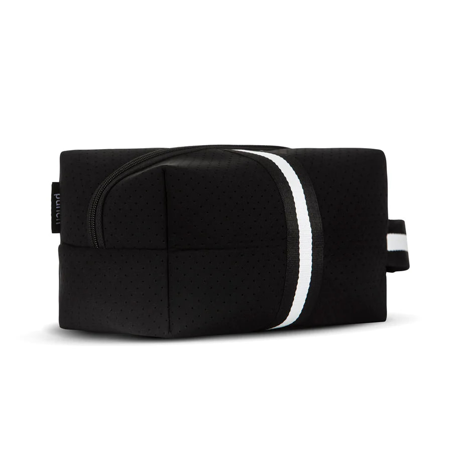 neoprene strap wepack toiletry bag - black