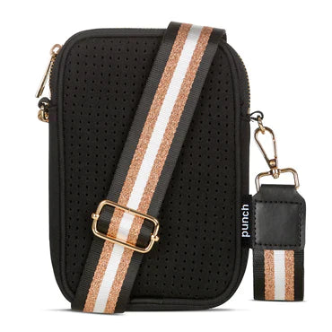 neoprene mobile bag - black