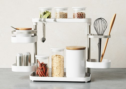 umbra holster multilevel organizer white/nickel 51x16x32cm