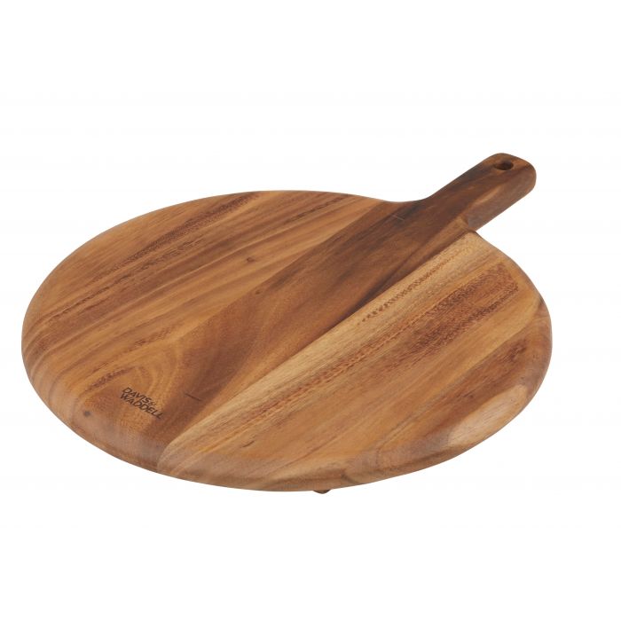 davis & waddell arden acacia wood round paddle board natural 50x42x1.5cm