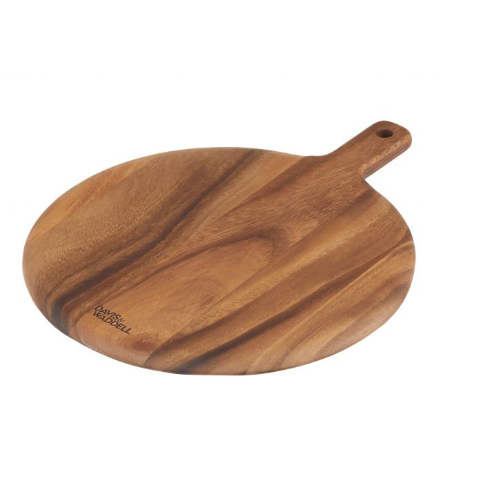 Family Word-Art Round Acacia Wood Paddle