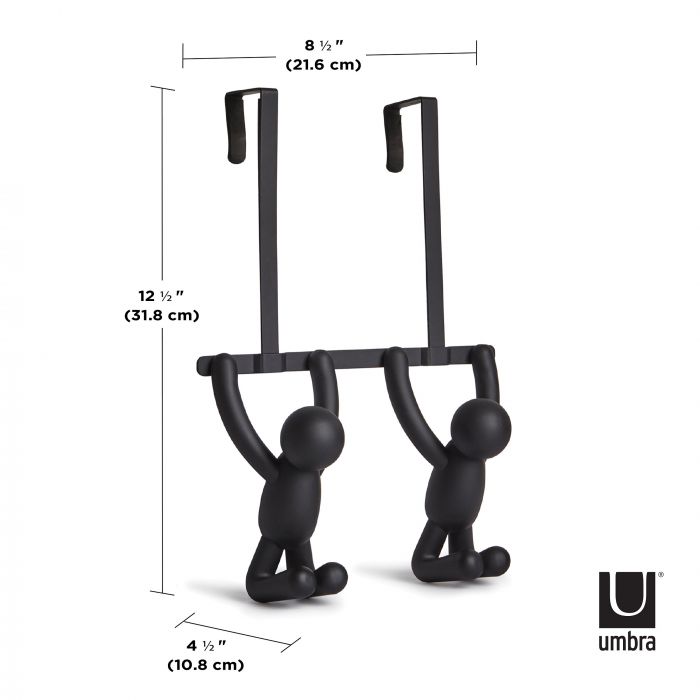 umbra buddy over the door hook double hook - black