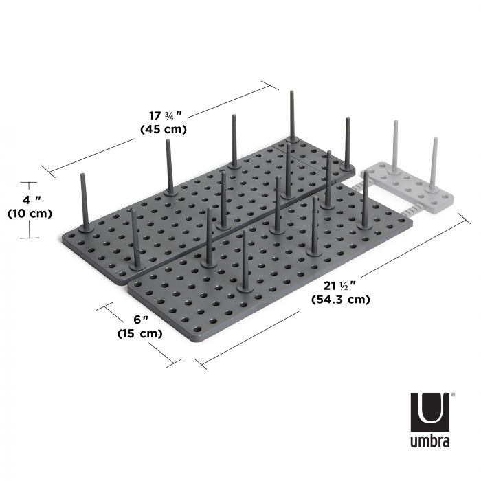 umbra drawer organizer - charcoal