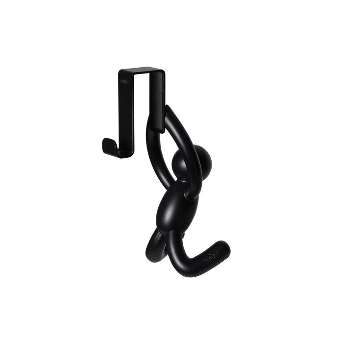 umbra buddy over the door cabinet hook set of 2 - black