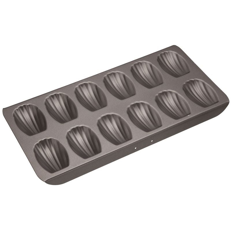 masterpro n/s 12 hole madeleine pan black external