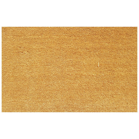 plain coir doormat 80x50cm