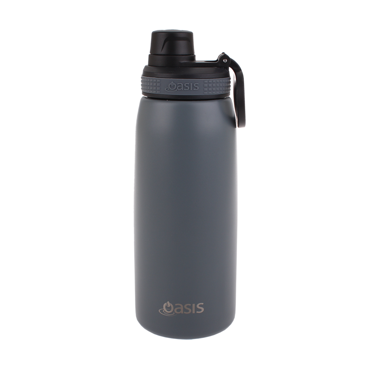 oasis stainless steel double wall insulated sports bottle w/ screw cap 780ml - steel