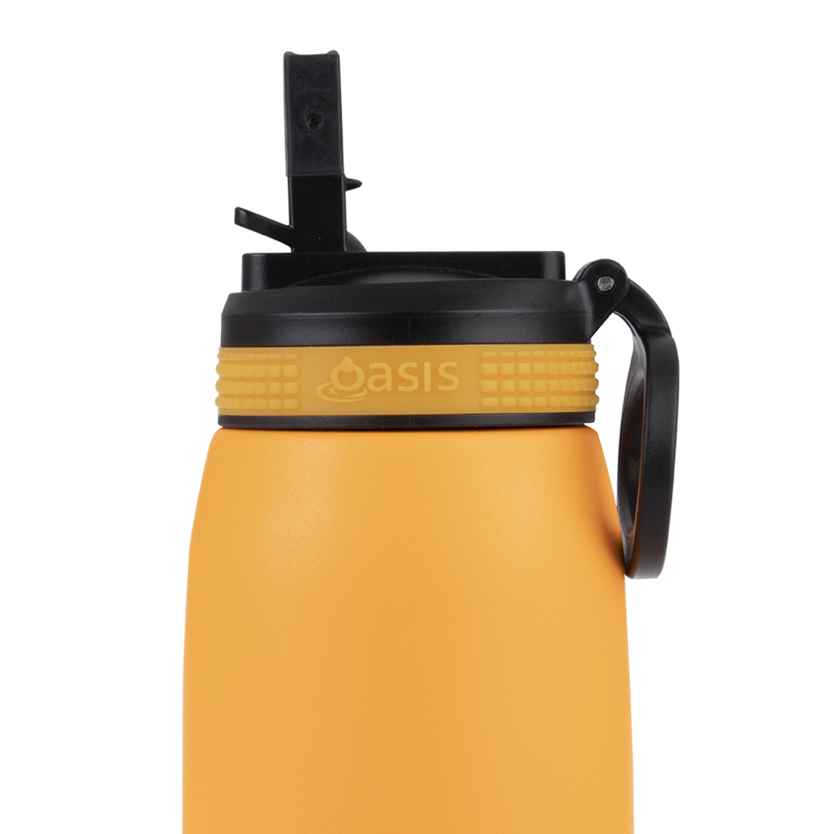 oasis stainless steel double wall insulated sports bottle 780ml - neon orange