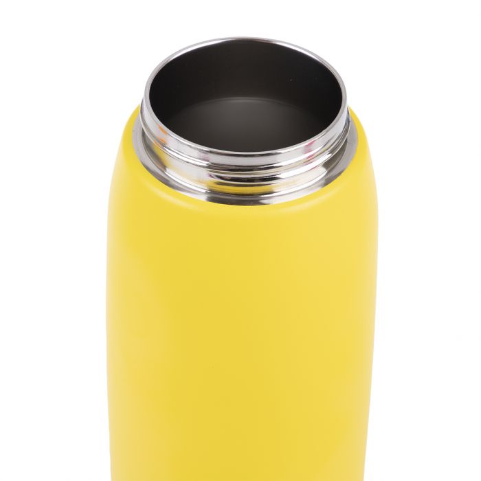 oasis stainless steel double wall insulated sports bottle 780ml - neon yellow