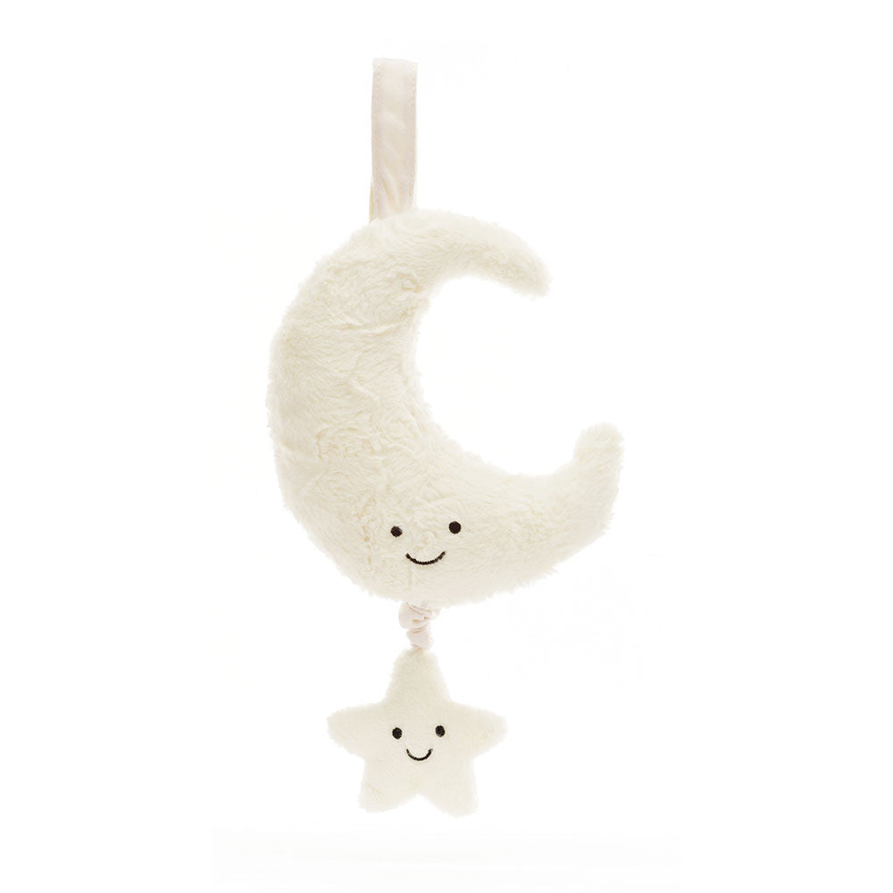 jellycat amuseables moon musical pull