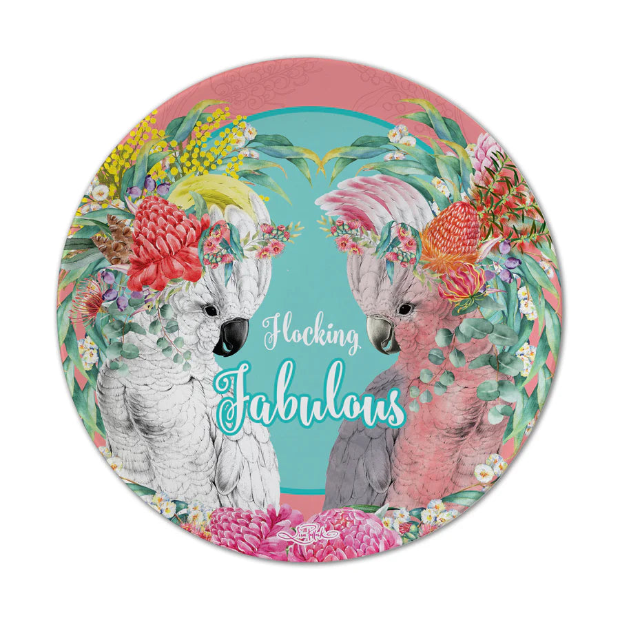 Melamine Plate Set by lisa pollock - aussie animals