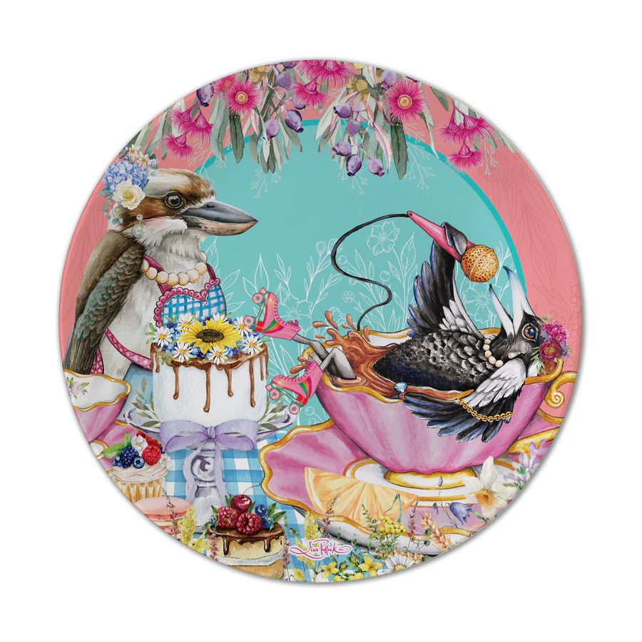 Melamine Plate Set by lisa pollock - aussie animals