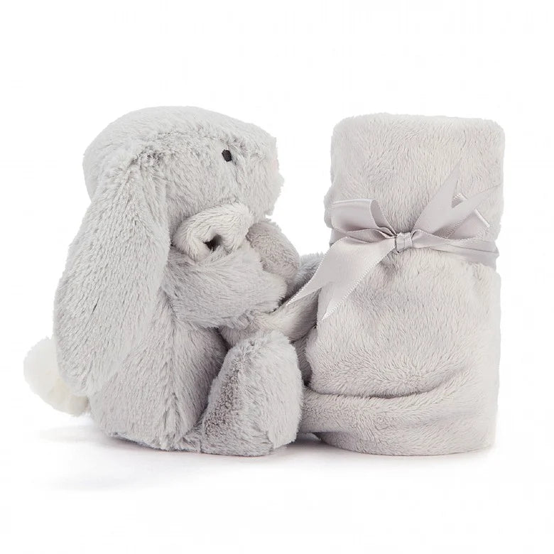 jellycat bashful silver bunny soother