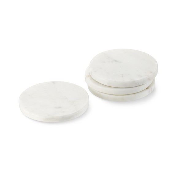 marble round coasters (set of 4)