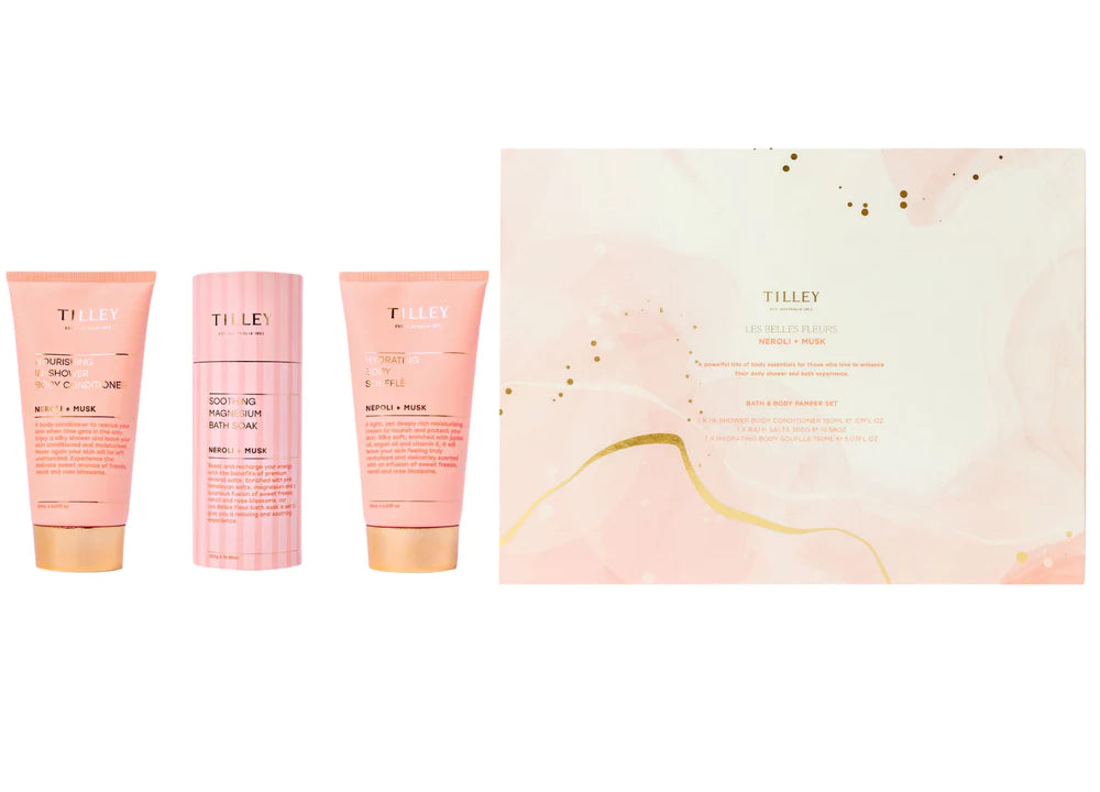 limited edition les belles fleurs body pamper set