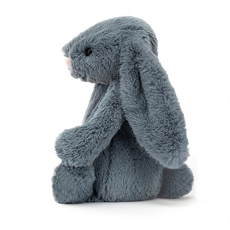 jellycat bashful dusky blue bunny - medium