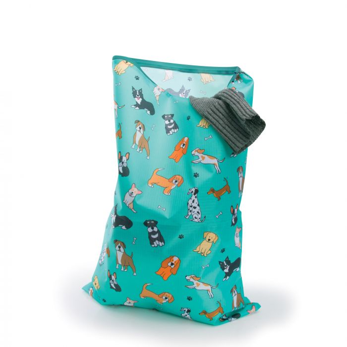 the dog collective laundry bag - turquoise