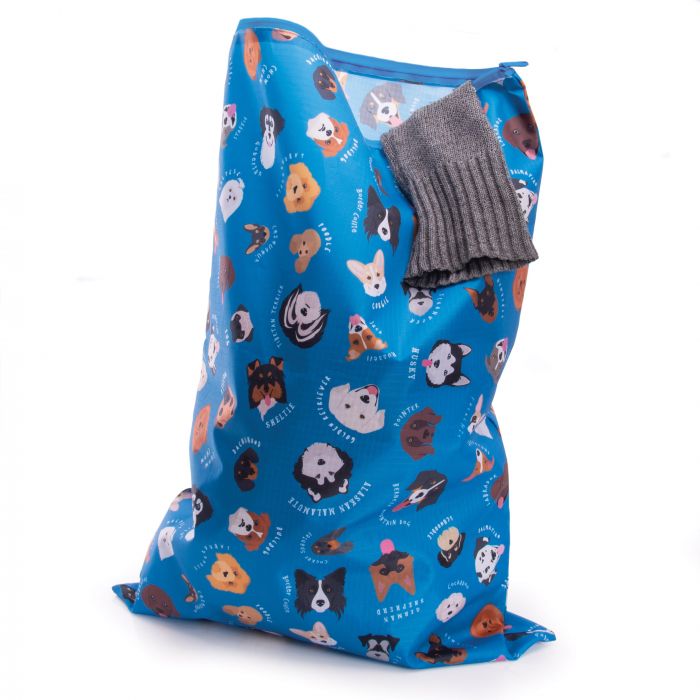 the dog collective laundry bag - blue