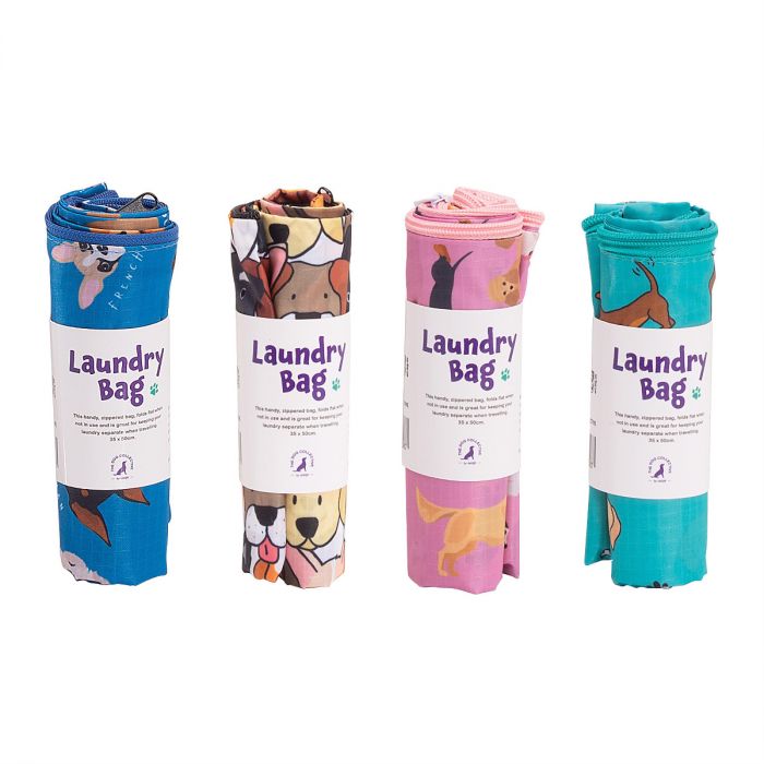 the dog collective laundry bag - turquoise