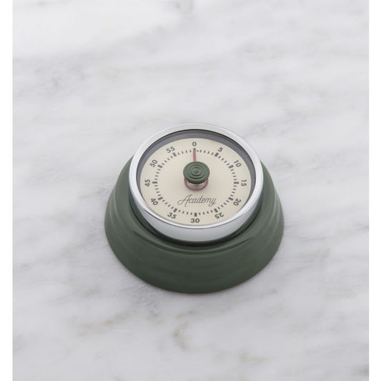 academy brontã‹ mechanical timer with magnet green/cream