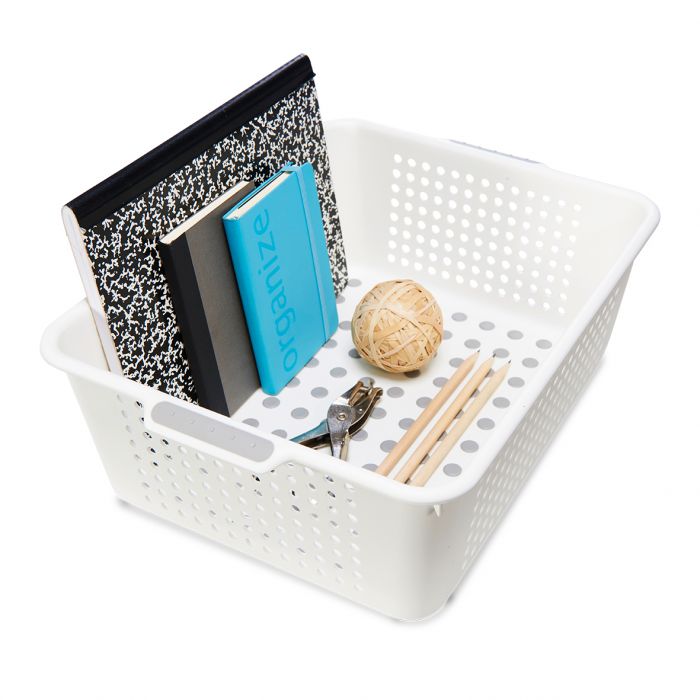 madesmart medium basket - white