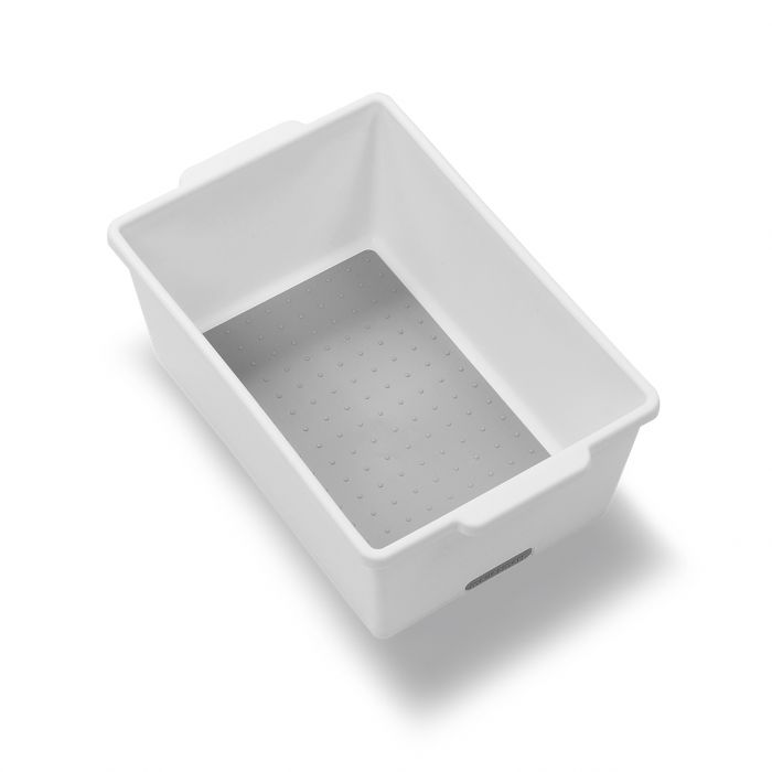 madesmart medium deep bin - white