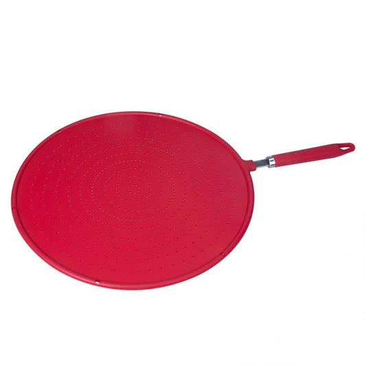 appetito silicone splatter screen 31cm dia. - red