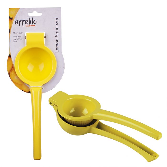 appetito lemon squeezer - yellow