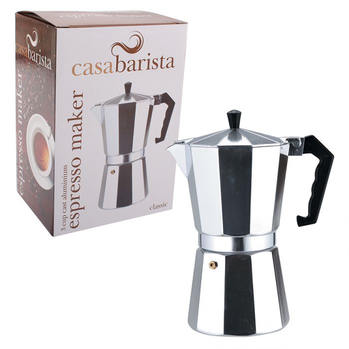 casabarista "classic" 3 cup aluminium espresso maker