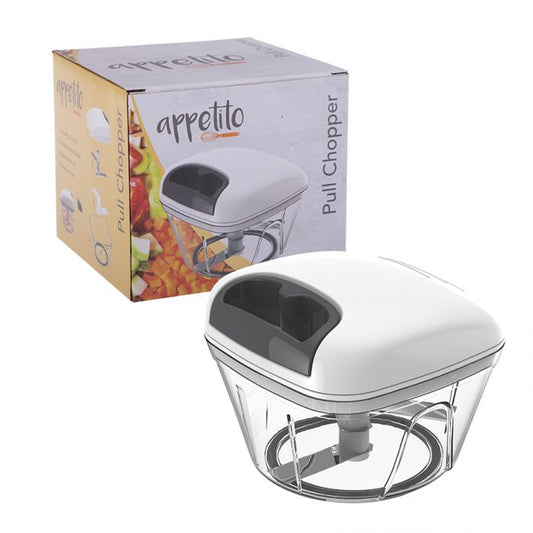 appetito pull chopper - white/grey