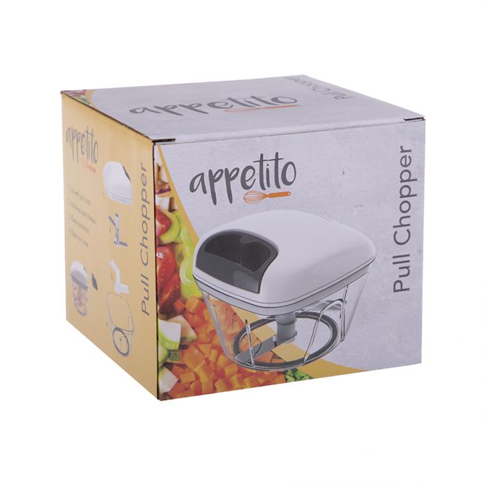 appetito pull chopper - white/grey