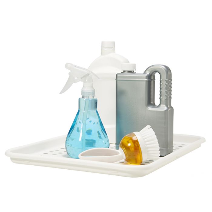 madesmart under sink drip tray - white