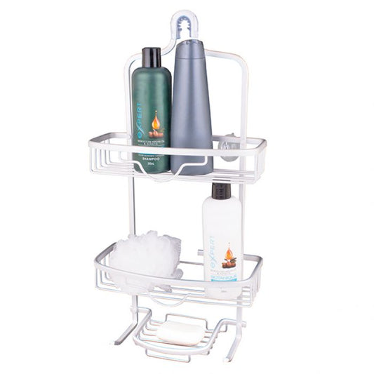 d.line aluminium 3-tier shower caddy