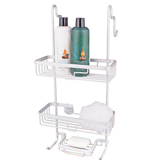 d.line aluminium over the door shower caddy