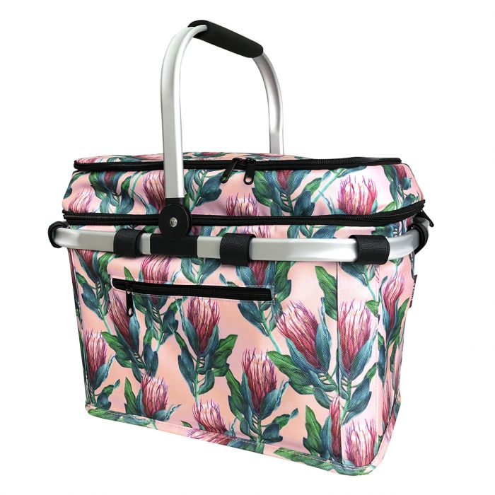 sachi 4 person insulated picnic basket - protea