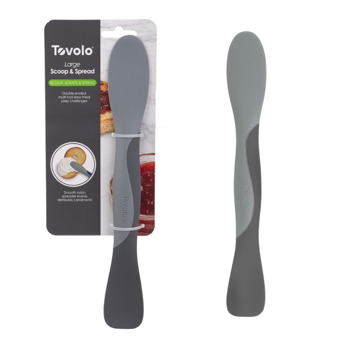 tovolo large scoop & spread - charcoal