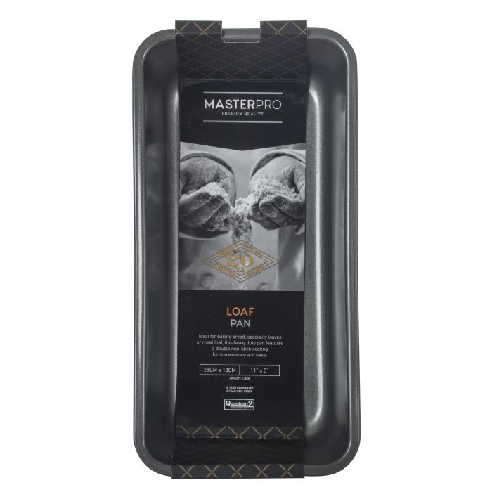 masterpro n/s large loaf tin black