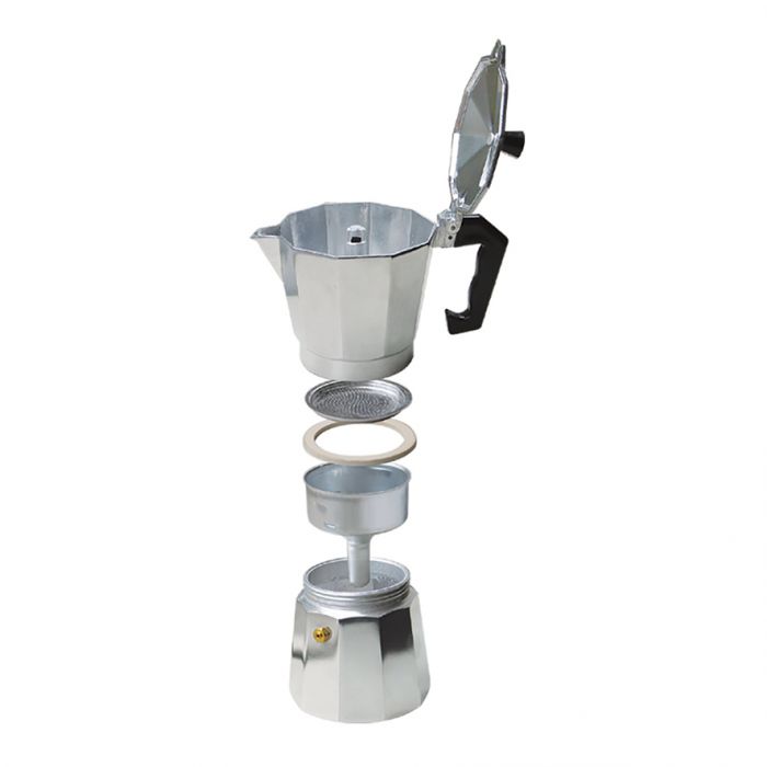 casabarista "classic" 6 cup aluminium espresso maker