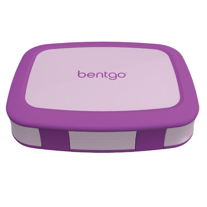 bentgo kid's leak-proof bento lunch box - purple