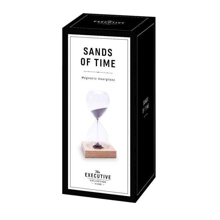 the executive collection sands of time magnetic hourglass clear 17x7.5x7.5cm