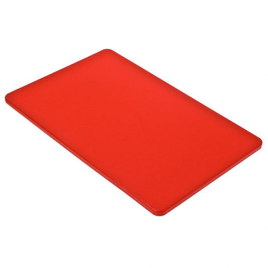 appetito pe cutting board 250 x 400 x 12mm - red